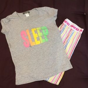 NWOT Juniors Sleep Pajamas Set, Size M